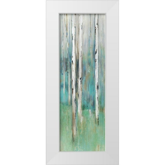 Isabelle Z 7x14 White Modern Wood Framed Museum Art Print Titled - Foothills III