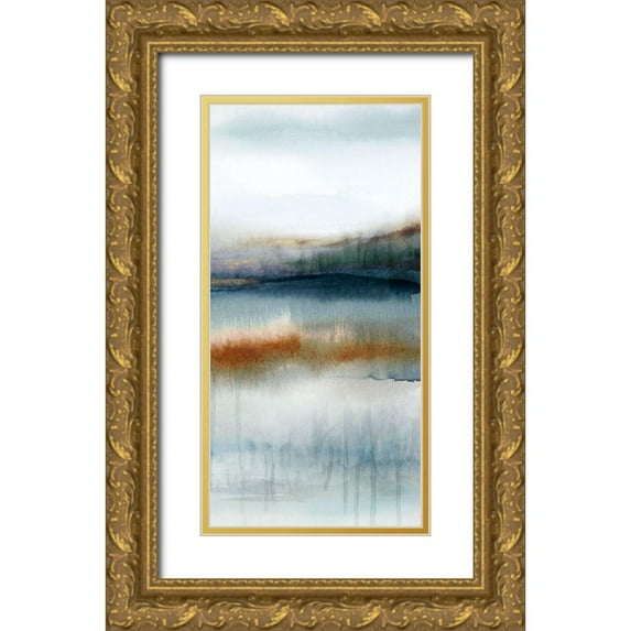 Isabelle Z 9x14 Gold Ornate Wood Framed with Double Matting Museum Art Print Titled - Sign of the Times IV