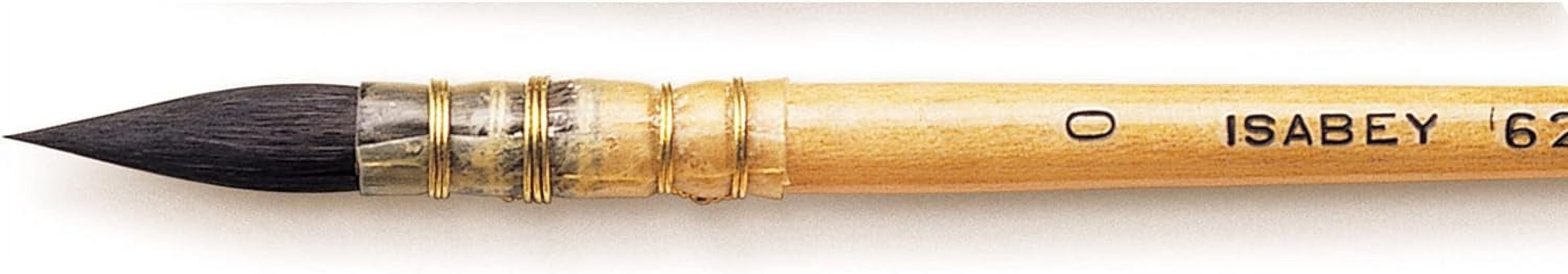 Isabey Siberian Blue Squirrel Quill Watercolor Brush, White