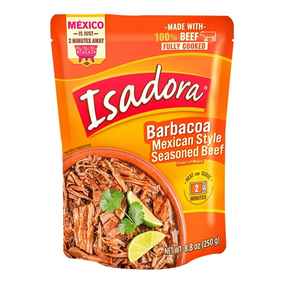 (2 pack) Isadora Barbacoa Mexican Style, 15 oz