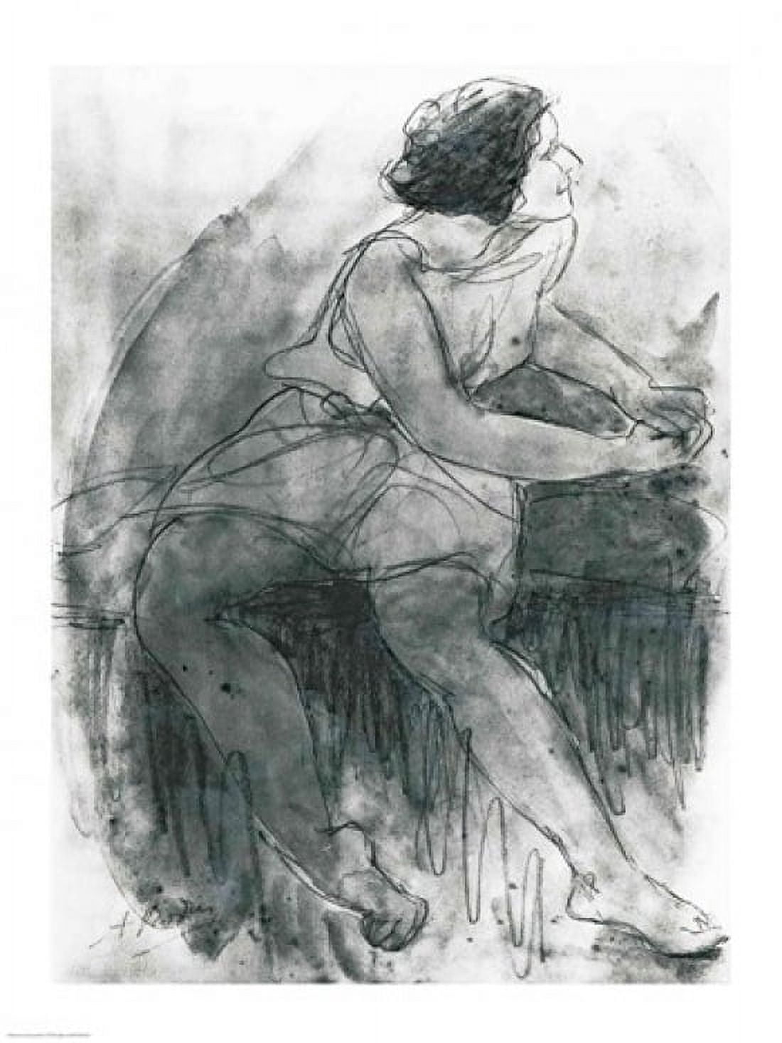 Isadora Duncan Canvas Art - Auguste Rodin (18 x 24)