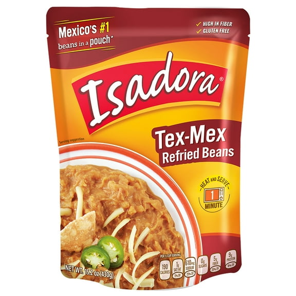 Isadora TRADITIONAL REFRIED BEANS, 15.2 oz