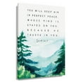 thumbnail image 1 of Isaiah 26 3 Bible Verse Wall Art Landscape Mountain Wall Art Contemporary Canvas Home Decor For Bedroom Framed 24×36 in, 1 of 5