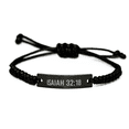 thumbnail image 1 of Isaiah 32 18 Bracelet Isaiah 32:18 Gift Bible Verse Scripture Stainless Steel Bracelet, 1 of 3