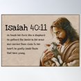 thumbnail image 1 of Isaiah 40:11 Poster Wall Art, Modern Wall Decor For Living Room Bedroom, 16x24 UNFRAMED, 1 of 3