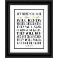 thumbnail image 1 of Isaiah 40-31 2x Matted 20x24 Black Ornate Framed Art Print by Moss, Tara, 1 of 2