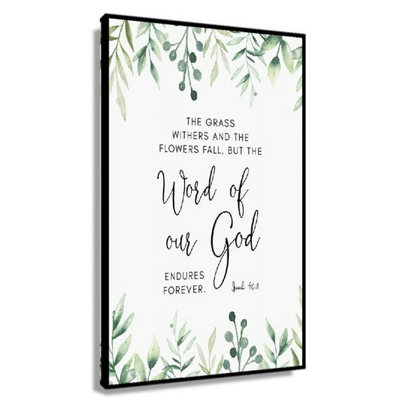 Isaiah 40 8 The Word of God Bible Verse Wall Art, Scripture Print Printable Wall Art, Christian Gift Poster Decoration Home Picture for Living Room