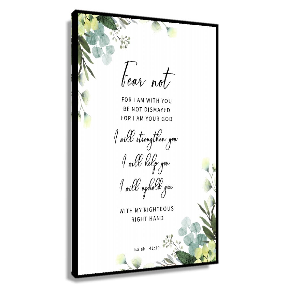 Isaiah 41 10 Fear Not for I Am with You Bible Verse Printable Wall Art ...