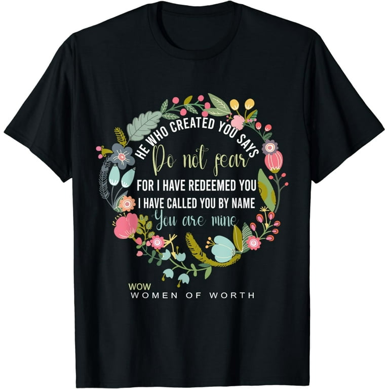 Have Faith Not Fear Christian Women T Shirt Have Faith Not Fear Christian Women T Shirt