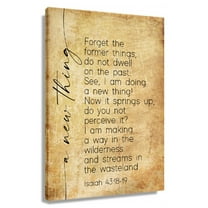 Isaiah 43 18-19 Bible Quote Wall Art Scripture Posters Poster Nature Vertical Canvas Decoration Bedroom Pictures Modern Prints Artwork for Kitchen