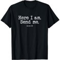 thumbnail image 1 of Isaiah 6:8 Send Me Missions T-Shirt, 1 of 3