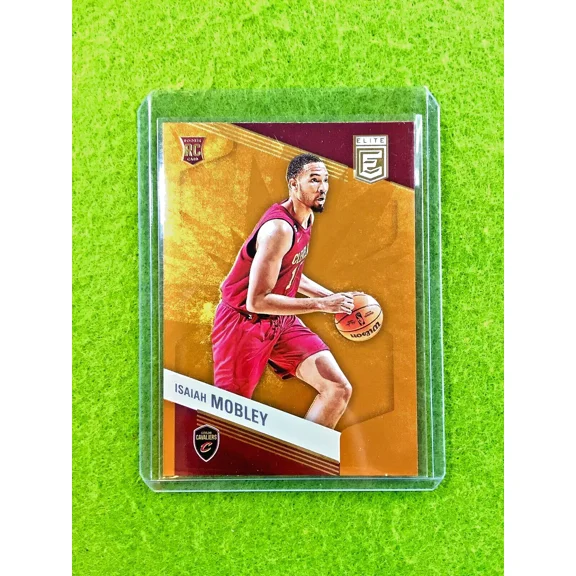 Isaiah Mobley ORANGE ROOKIE CARD JERSEY #15 CAVS SP 2022 ISAIAH MOBLEY Elite