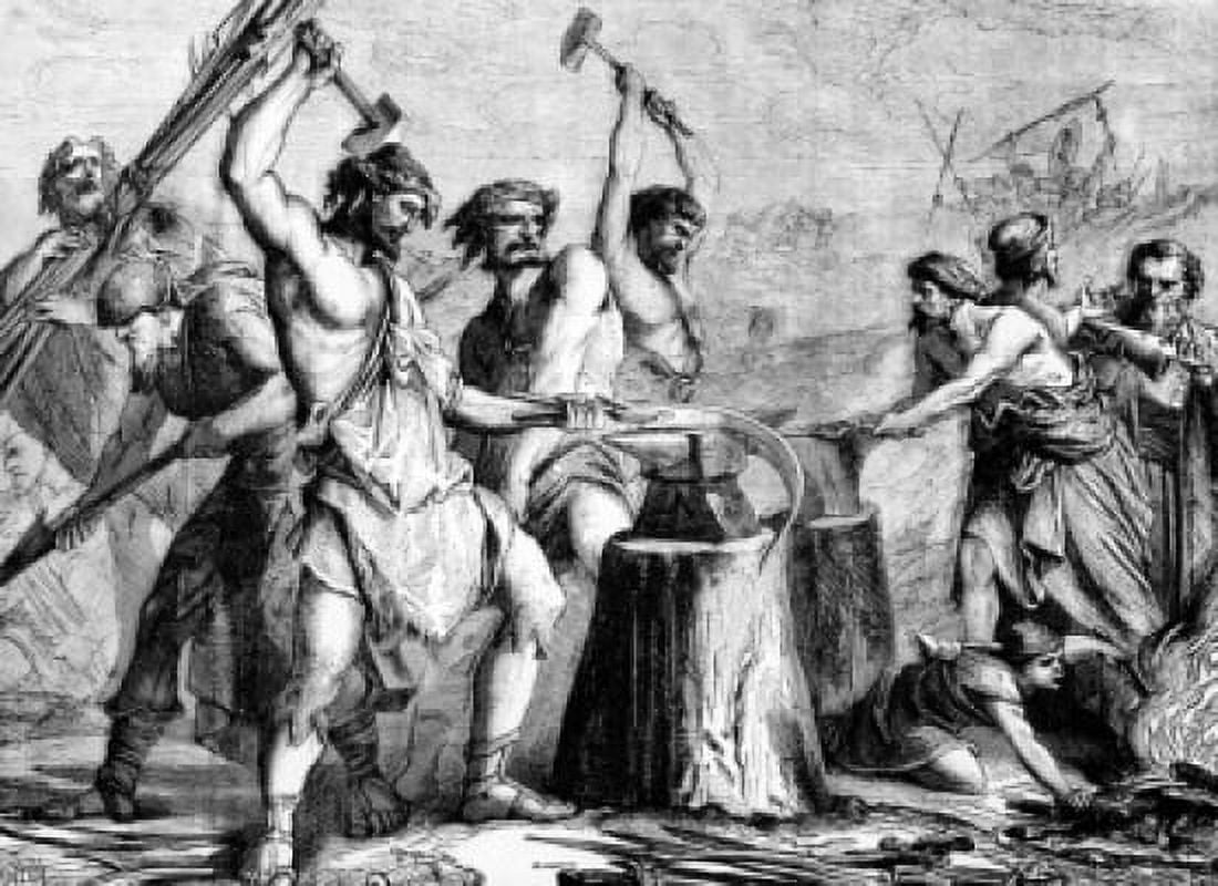Isaiah Prophesying Coming of Christs Kingdom by unknown artist engraving artist unknown Canvas Art -  (18 x 24)