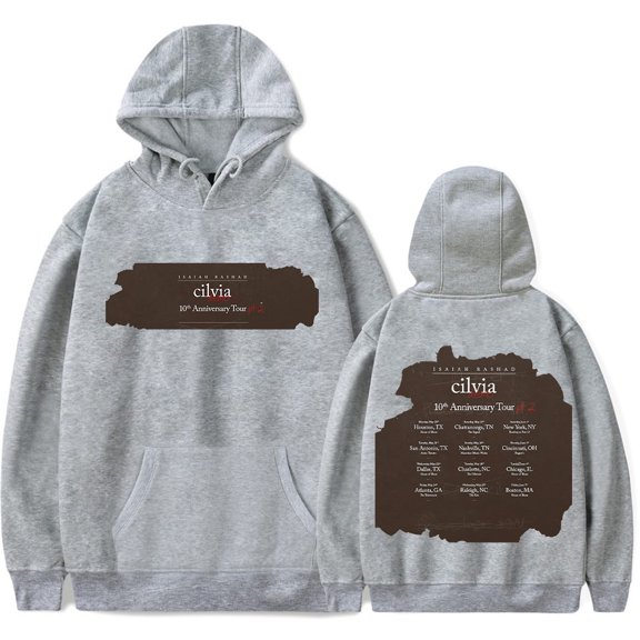 Isaiah Rashad Cilvia Demo 10 Year Anniversary Tour Hoodie Unisex Fashion Casual Long Sleeve Sweatshirt