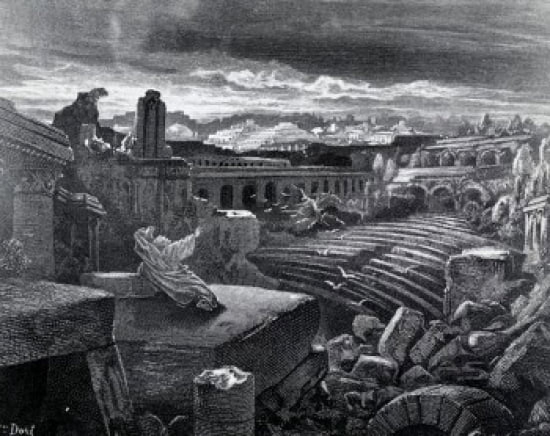 Isaiahs Prophesy  Dore Gustave(1832-1883 French) Canvas Art - Gustave Dore (18 x 24)