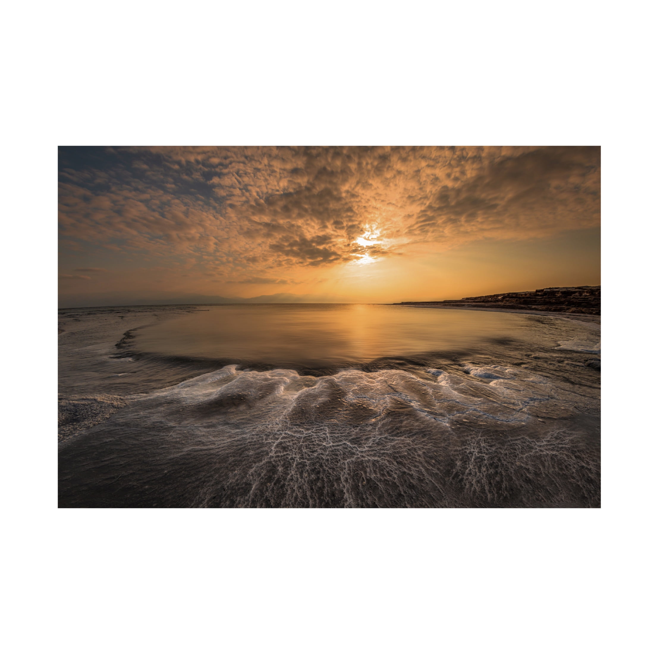 Isam Telhami 'Structure Of Salt' Canvas Art - 47 x 30 Inches