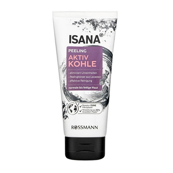 Isana Activated Charcoal Peeling 100 ml