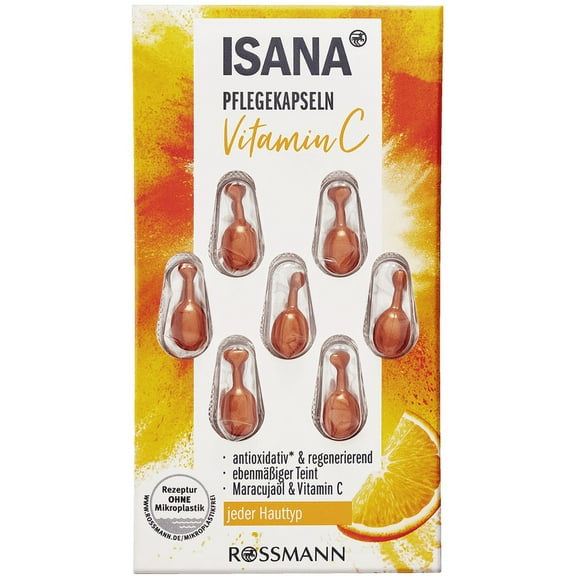 Isana Capsule Serum Vitamin C & Maracuja Oil 7x0,38