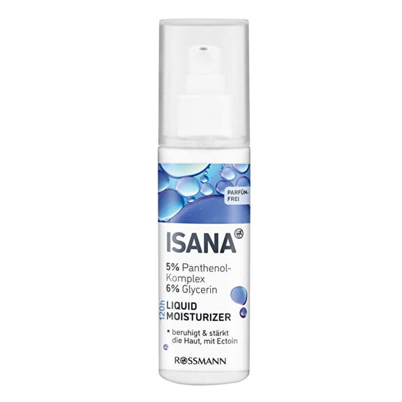 Isana Moisturizing Cream Liquid & Perfume Free 100 ml