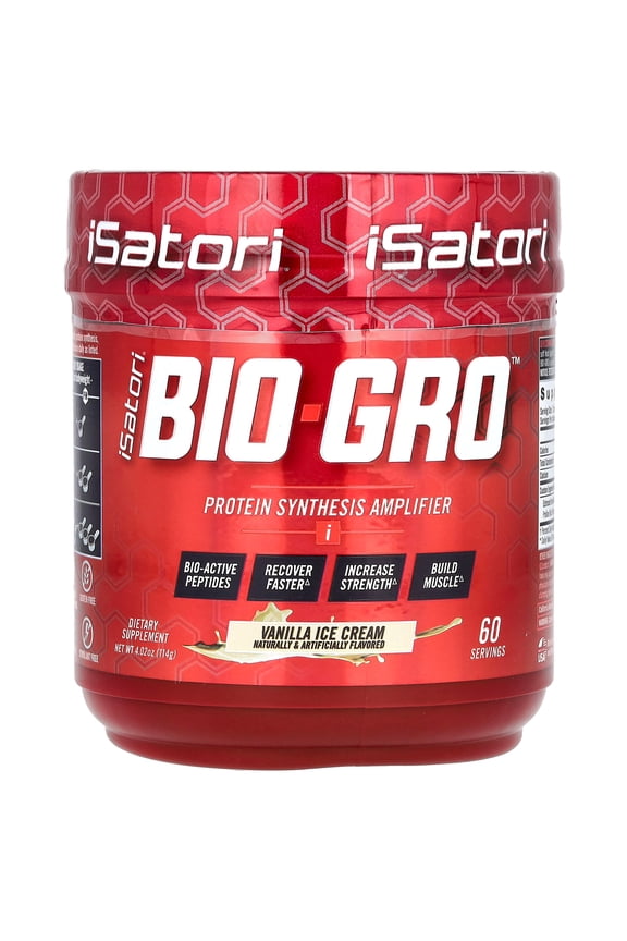 Bio-Gro, Protein Synthesis Amplifier, Vanilla Ice Cream, 4.02 oz (114 g)