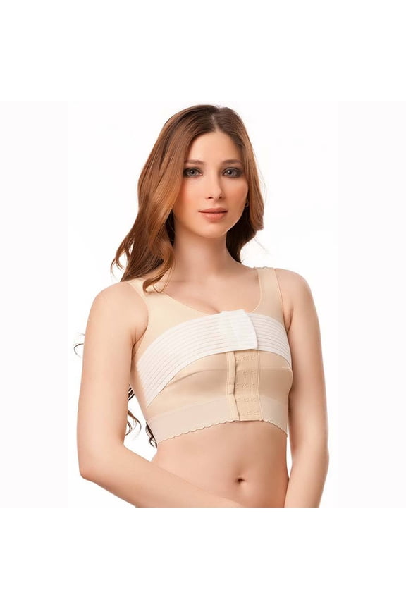 BR03 Support Bra w/ 2" Elastic Band & Stabilizer Band - XL - BGE