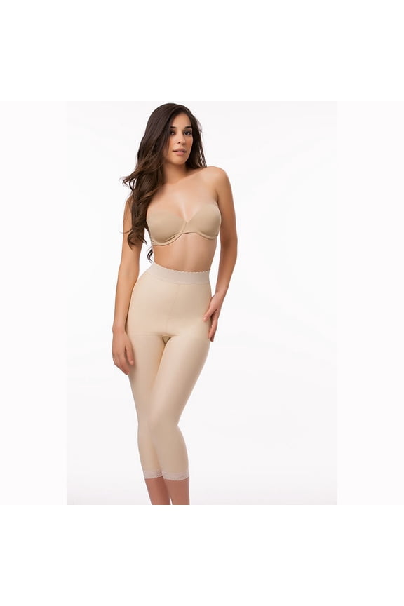 GR06 Stage 2 High Waist Girdle - Below the Knee - Medium - Beige