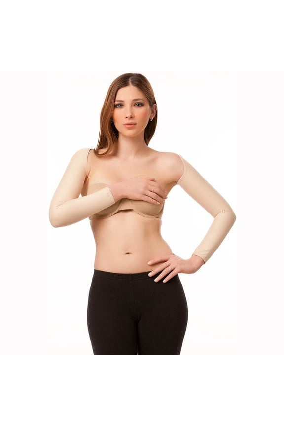 SL01-LS Full Length Sleeves w/ Hook & Eye Back Closure-XL-BGE