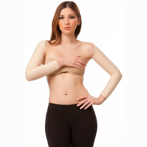 Isavela SL01-LS Full Length Sleeves w/ Hook & Eye Back Closure-XS-BGE