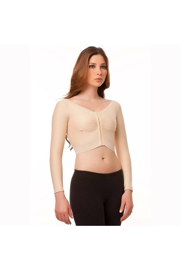 VS02 - LS Underbust Length Vest w/ Long Sleeves - 2XL - Beige