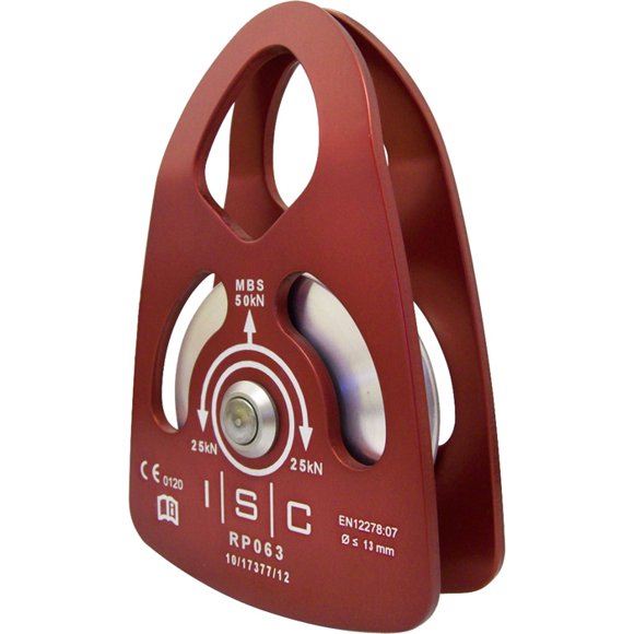 Isc Medium Single Prusik Pulley with Roller Bearing - Efficient and Reliable Climbing Gear