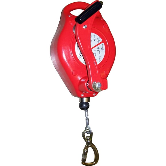 Isc Merlin Fall Arrest Block 15m Wire Recovery Block - Red