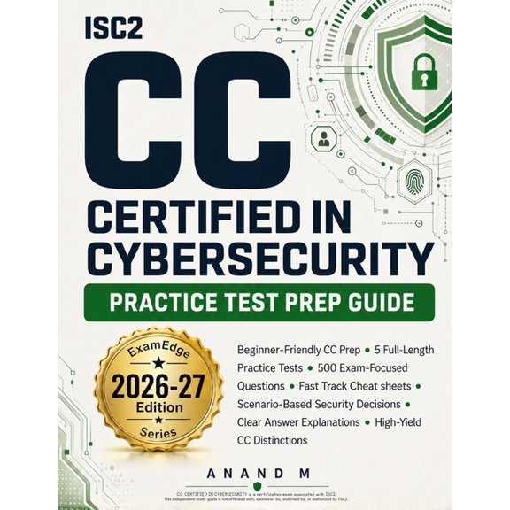 Isc2 Certified in Cybersecurity Practice Test Prep Guide, (Paperback)