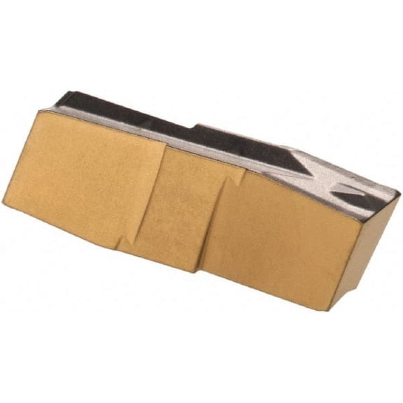 Iscar 300E000GIP Grade IC830, 3mm Cutting Width Carbide Grooving Insert 13mm Max Depth of Cut, Neutral, TiN/TiAlN Finish