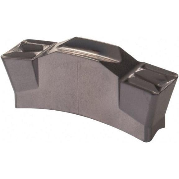 Iscar 635080TGMF Grade IC908, 6.35mm Cutting Width Carbide Grooving Insert 18.59mm Max Depth of Cut, Neutral, 0.79mm Corner Radius, TiN/TiAlN Finish