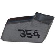 Iscar GFL IC354 Grade, 0.0945" Cutting Width, Carbide Cutoff Insert 8  Left Hand Lead Angle, 0.0063" Cnr Rad, TiCN Coated, Single End