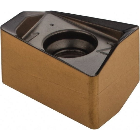 Iscar H490 ANKX120508 Grade IC830 Carbide Milling Insert TiAlN/TiN Finish, 0.3602" Thick, 0.8mm Corner Radius