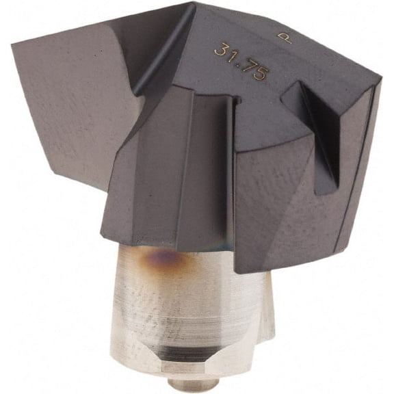 Iscar Series ICP, 31.75mm Diam Grade IC908 140 Replaceable Drill Tip Carbide, TiAlN Finish, 31 Seat Size