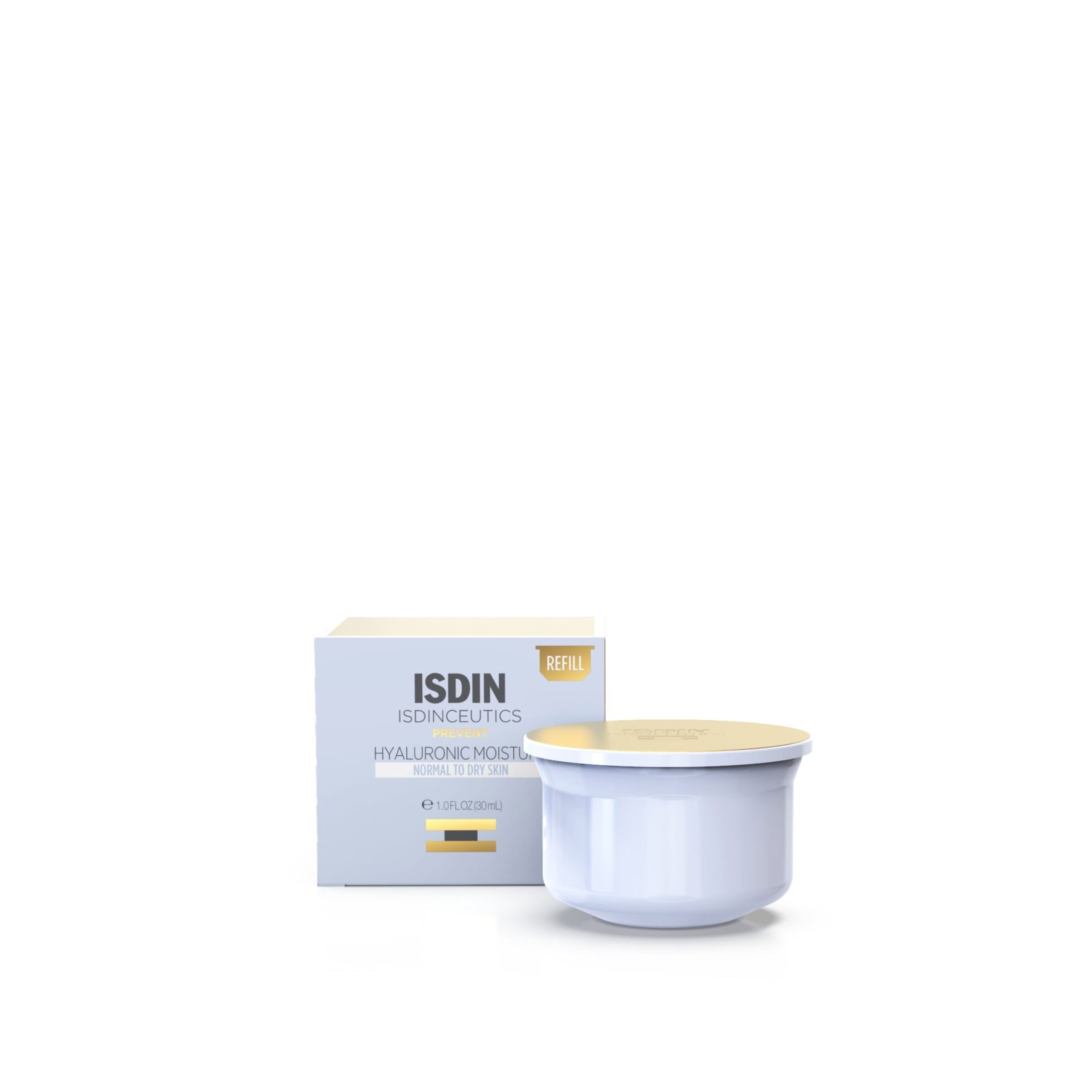 ISDIN Isdinceutics Hyaluronic Moisture Normal to Dry Skin Eco-Refill, 1.76 Oz (50g)