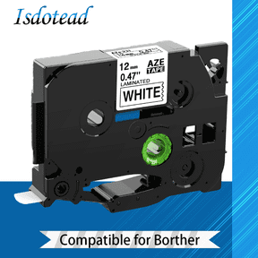 Brother 12mm Laminated White