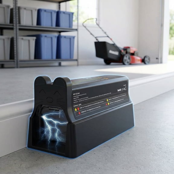 Isdotead Extra Large Electric Rat Traps That Kill Instantly 7000v Shock Mouse Zapper, Humane pest Control Traps for Mice- No Touch, Reusable Rat Zapper Rodent for Capturing Indoor and Outdoor Mice