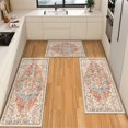 thumbnail image 1 of IsecretJoy Non Slip Kitchen Rugs Sets of 3, Washable Kitchen Mats for Floor Waterproof & Stain Resistant Runner Rug for Kitchen, Laundry Room, Hallway, 1 of 11