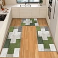 thumbnail image 1 of IsecretJoy Washable Kitchen Rugs Sets of 3, Non Slip Kitchen Mats for Floor Waterproof & Stain Resistant Runner Rug for Kitchen, Laundry Room, Hallway, 1 of 11