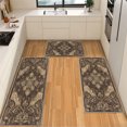 thumbnail image 1 of IsecretJoy Washable Kitchen Rugs Sets of 3, Non Slip Kitchen Mats for Floor Waterproof & Stain Resistant Runner Rug for Kitchen, Laundry Room, Hallway, 1 of 11