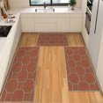 thumbnail image 1 of IsecretJoy Washable Kitchen Rugs Sets of 3, Non Slip Kitchen Mats for Floor Waterproof & Stain Resistant Runner Rug for Kitchen, Laundry Room, Hallway, 1 of 11