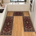 thumbnail image 1 of IsecretJoy Washable Kitchen Rugs Sets of 3, Non Slip Kitchen Mats for Floor Waterproof & Stain Resistant Runner Rug for Kitchen, Laundry Room, Hallway, 1 of 11