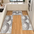 thumbnail image 1 of IsecretJoy Washable Kitchen Rugs Sets of 3, Non Slip Kitchen Mats for Floor Waterproof & Stain Resistant Runner Rug for Kitchen, Laundry Room, Hallway, 1 of 11
