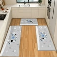 thumbnail image 1 of IsecretJoy Washable Kitchen Rugs Sets of 3, Non Slip Kitchen Mats for Floor Waterproof & Stain Resistant Runner Rug for Kitchen, Laundry Room, Hallway, 1 of 11
