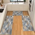 thumbnail image 1 of IsecretJoy Washable Kitchen Rugs Sets of 3, Non Slip Kitchen Mats for Floor Waterproof & Stain Resistant Runner Rug for Kitchen, Laundry Room, Hallway, 1 of 11