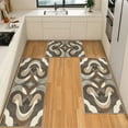 thumbnail image 1 of IsecretJoy Washable Kitchen Rugs Sets of 3, Non Slip Kitchen Mats for Floor Waterproof & Stain Resistant Runner Rug for Kitchen, Laundry Room, Hallway, 1 of 11