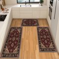 thumbnail image 1 of IsecretJoy Washable Kitchen Rugs Sets of 3, Non Slip Kitchen Mats for Floor Waterproof & Stain Resistant Runner Rug for Kitchen, Laundry Room, Hallway, 1 of 11
